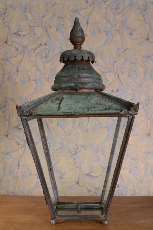 19th Century Antique Copper Lantern