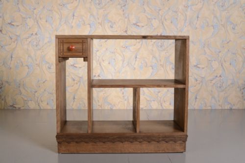 fig 1. Petite 1930's Heals Oak Bookcase