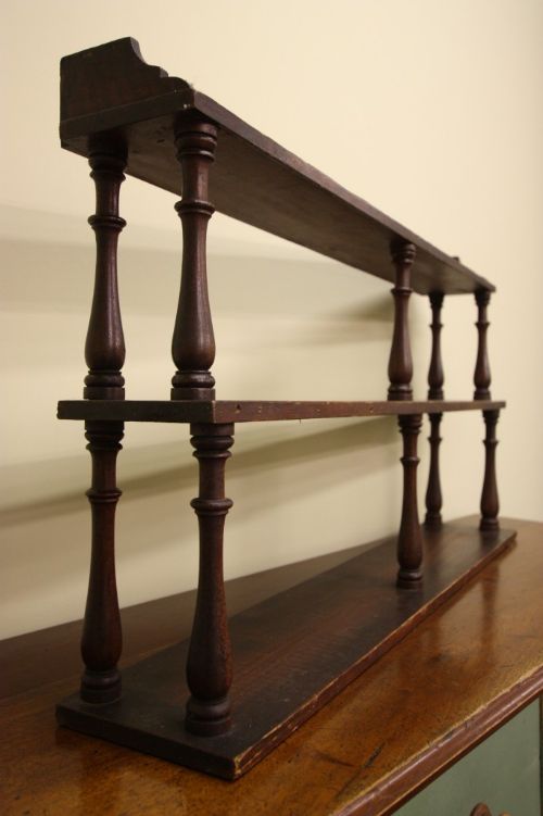 Regency Antique Painted Pine Wall Shelf