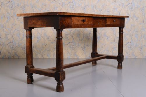Antique Elm Server/ Side Table