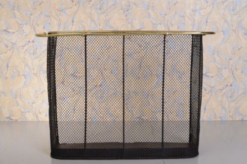 fig 1. 19th Century Antique Nursery Fire Guard with Nappy Rail.