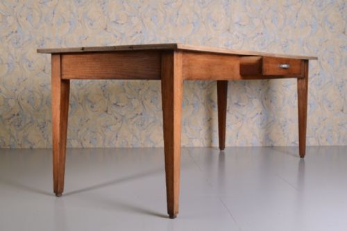 English Country Oak Antique Dining Table