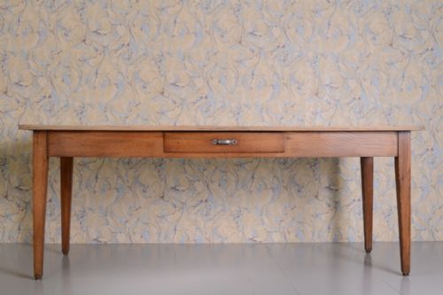 fig 1. English Country Oak Antique Dining Table