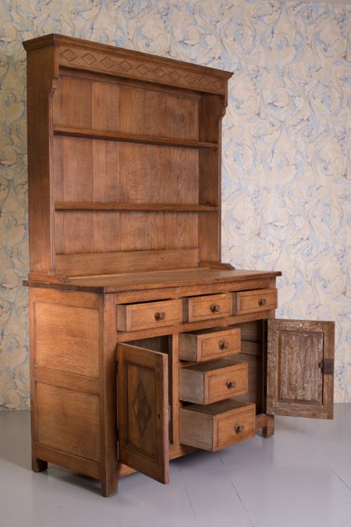 fig 2. Heals 1920's Oak Tavern Dresser