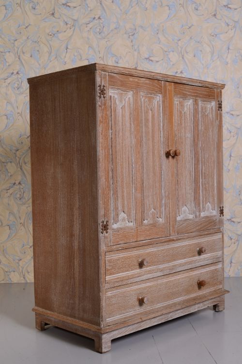 fig 1. Tibbenham of Ipswich 1920's Oak Tall Boy.
