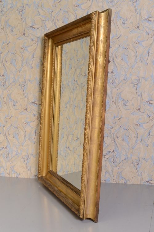 fig 1. Large Beautiful 19th Century Gilt Mirror.