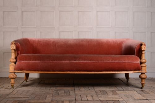 English Antique Oak Sofa