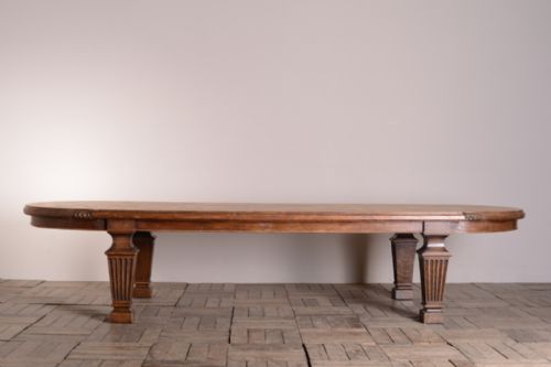 fig 1. 19th Century Parquetry Top Large Antique Coffee Table