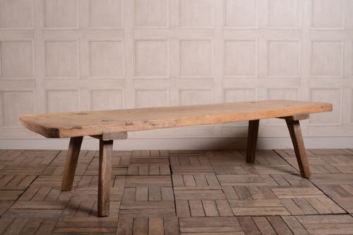 19th Century Antique Pig Scratch Coffee Table