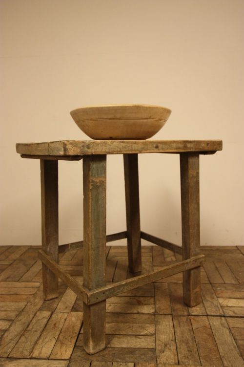 Antique Dairy Table in Original Paint