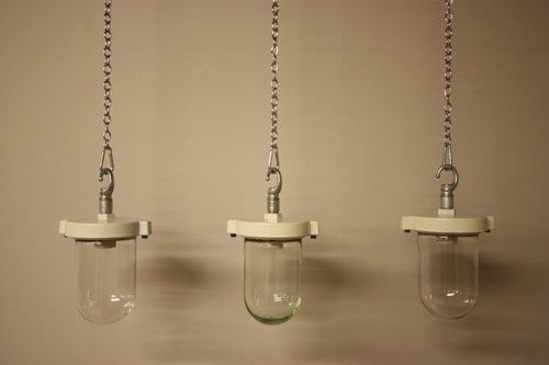 fig 1. 1940's GEC Glass Light Fittings