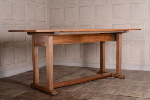 Heals 1920'S Oak Refectory Dining Table