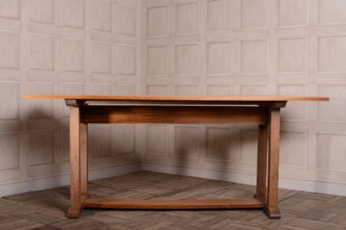 fig 1. Heals 1920's Oak Refectory Dining Table
