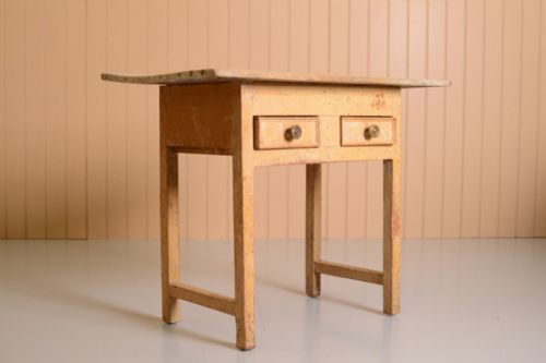 Georgian Antique Dairy Table in Original Paint