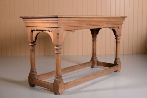 Antique Oak Console/centre Table