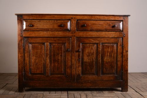 fig 1. Fabulous 18th Century Oak Antique Dresser Base