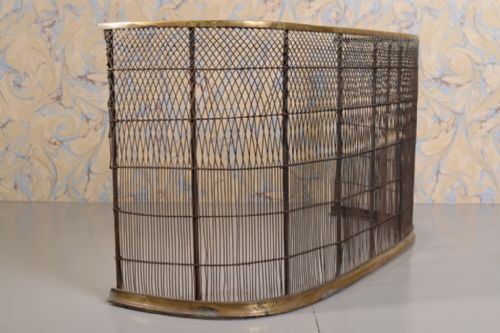 Regency Antique Curved Fire Guard