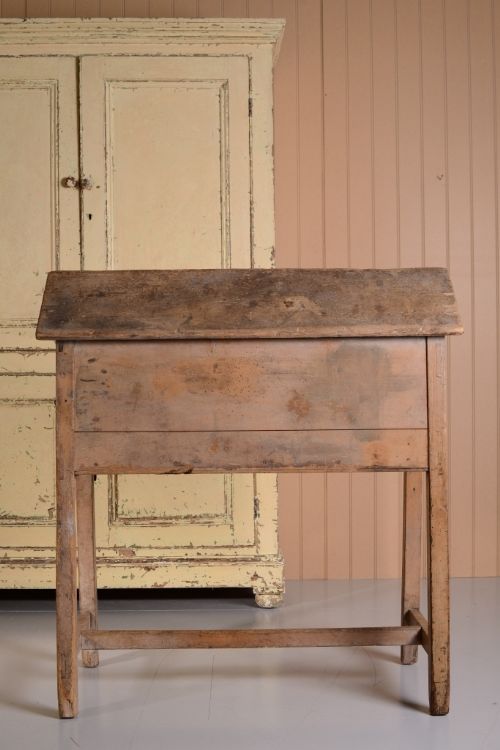 fig 1. 19th Century Antique Painted Pine Saddle Stand