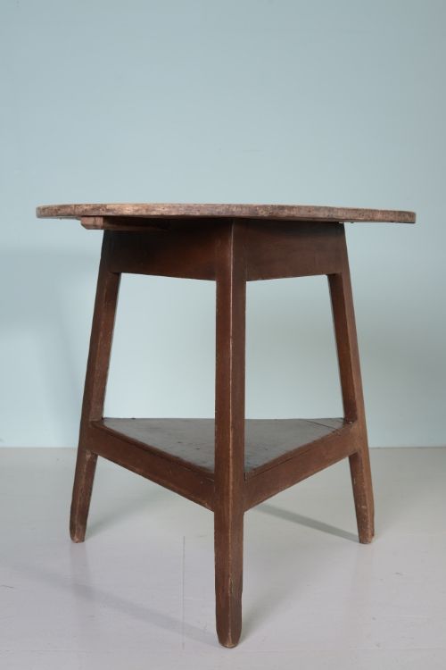 Painted Pine Antique Welsh Cricket Table