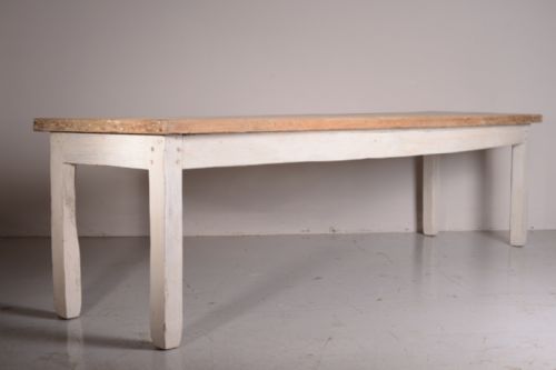 Large 19th Century Antique Pine Dining Table
