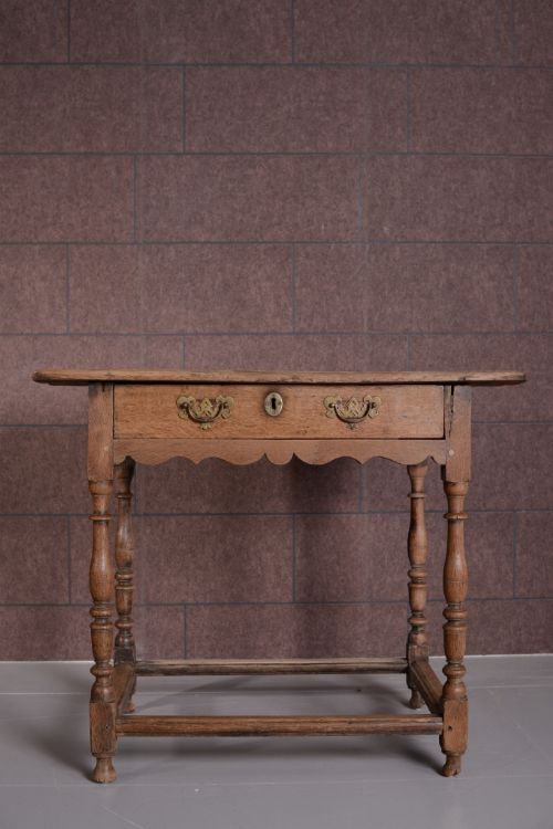 18th Century Period Oak Antique Low Boy.