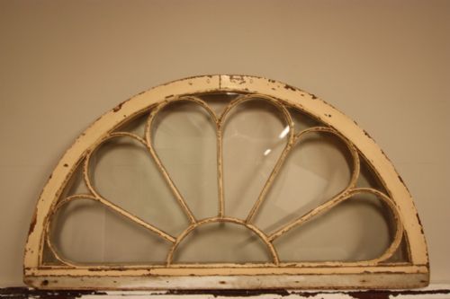 English Regency Antique Over Door Fan Light