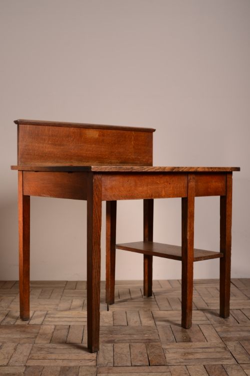 fig 2. English Antique Oak College Study Tables (2).