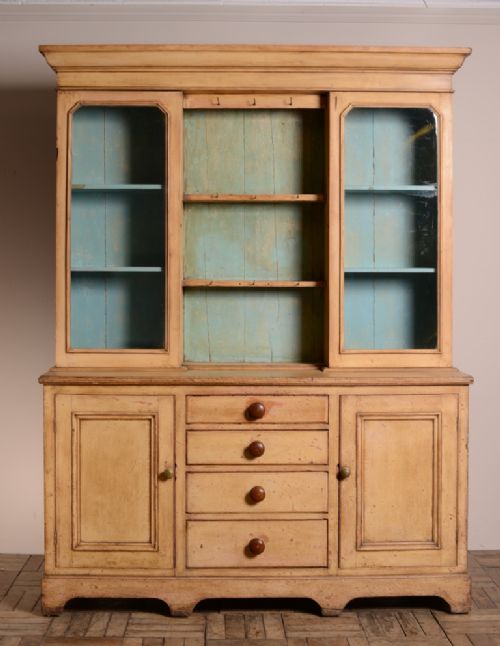 Original Painted Antique Welsh Dresser.