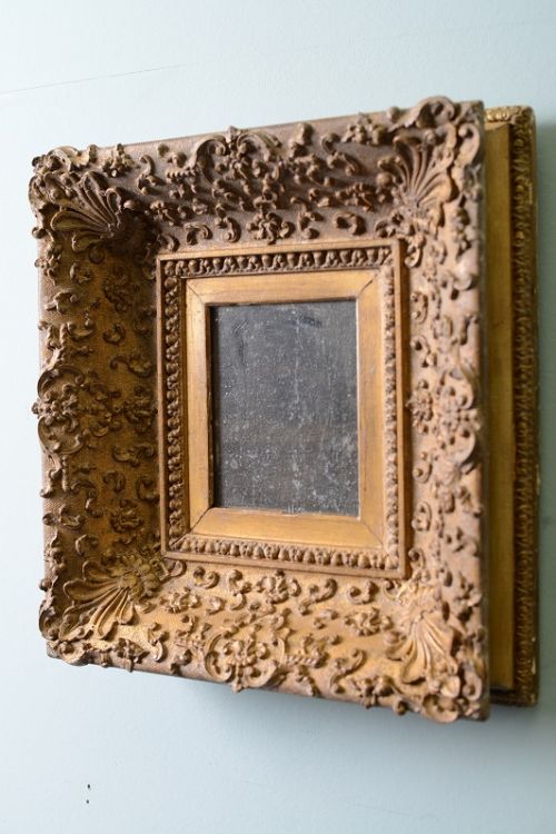 Fabulous 19th Century Antique Gilt Mirror Frame.