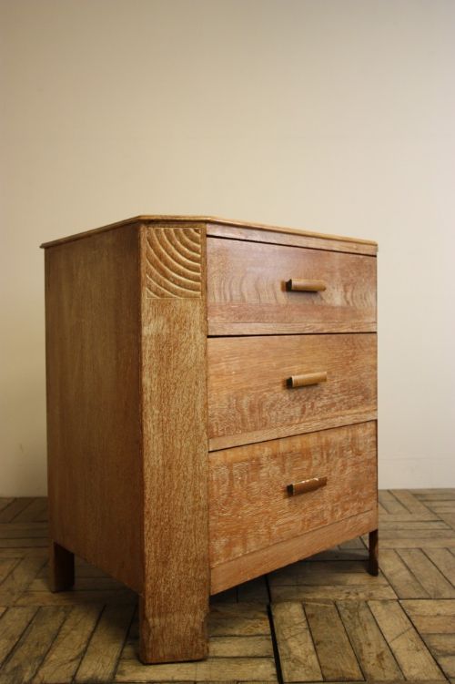 fig 1. 1920's Oak Chest of Drawers by Rowley London
