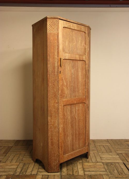 fig 1. 1920's Rowley Gallery Oak Wardrobe