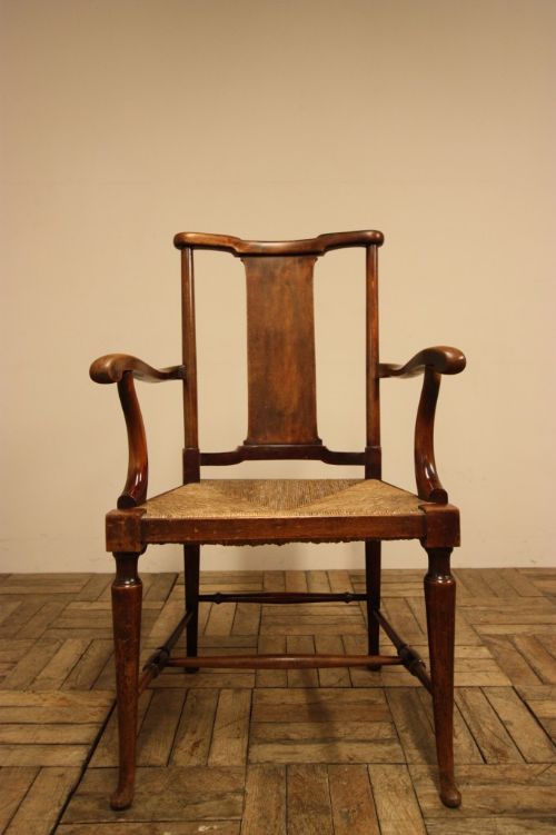 Antique Morris & Co Tabard Armchair by Norman Shaw.