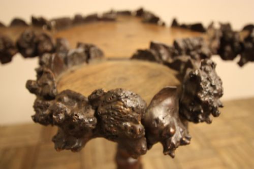fig 1. 19th Century Black Forest Antique Oak Centre Table