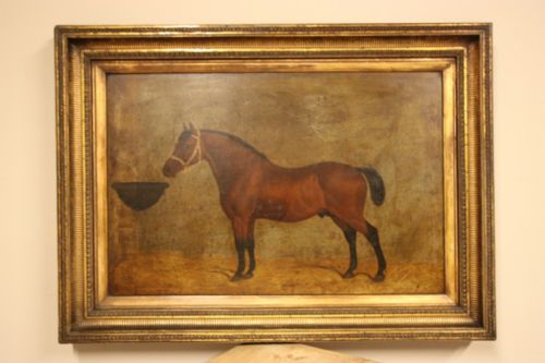 fig 1. Superb Early 19th Century Antique Horse Oil Painting