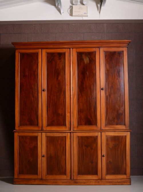 Impressive Antique Mahogany Estate Cupboard