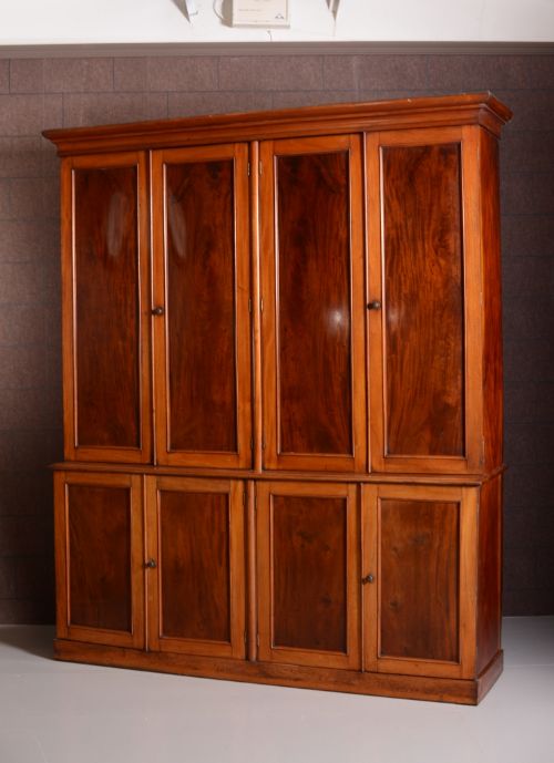 fig 1. Impressive Antique Mahogany Estate Cupboard