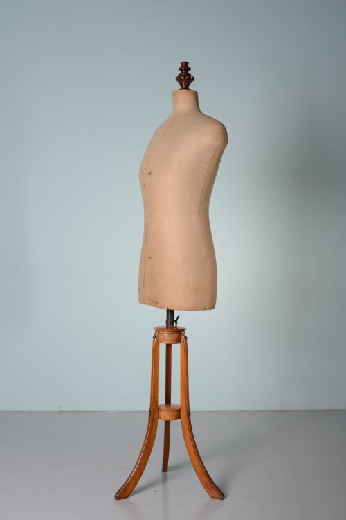 fig 1. Edwardian Antique Tailors Dummy by Harris & Sheldon
