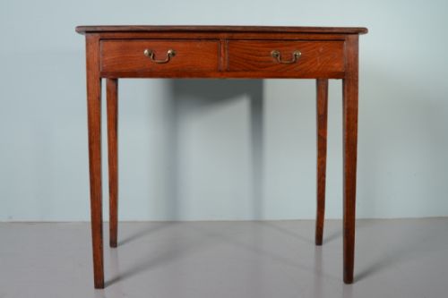 Georgian Antique Period Elm Side Table