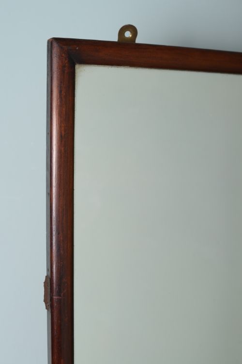 Simple Edwardian Antique Gentleman's Outfitters Mirror
