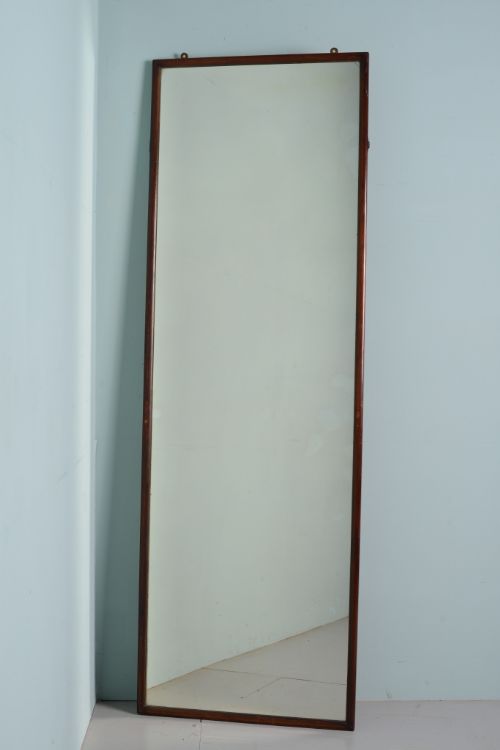 fig 1. Simple Edwardian Antique Gentleman's Outfitters Mirror