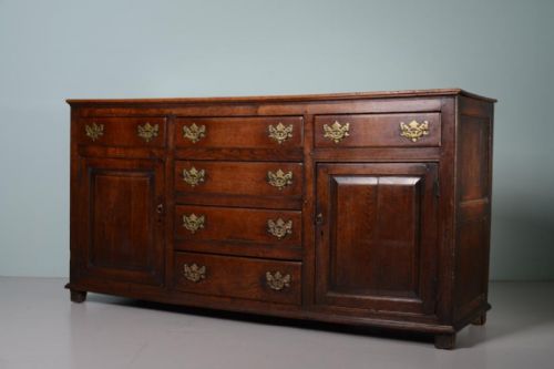 Georgian Antique Oak Dresser with Wonderful Patina