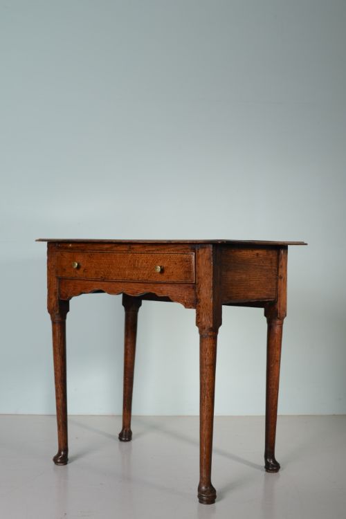 Georgian Period Oak Antique Low Boy Side Table