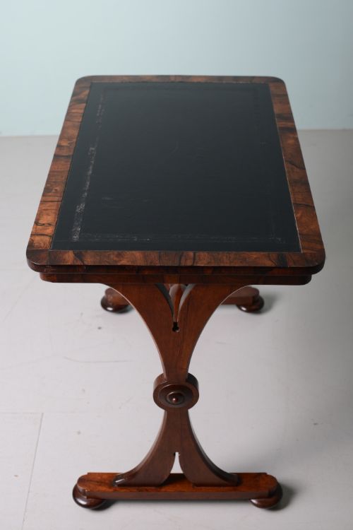 Regency Antique Writing Table in Exotic Timber