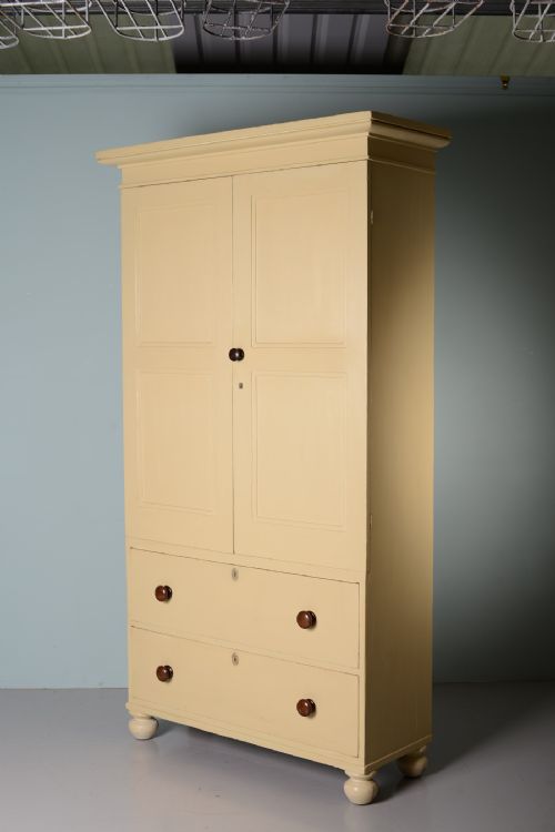 Georgian Antique Pine Housekeeping Cupboard.
