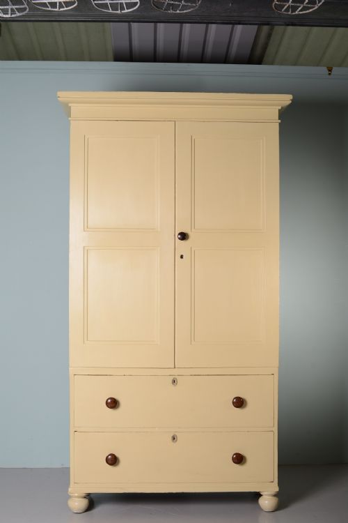 fig 1. Georgian Antique Pine Housekeeping Cupboard.