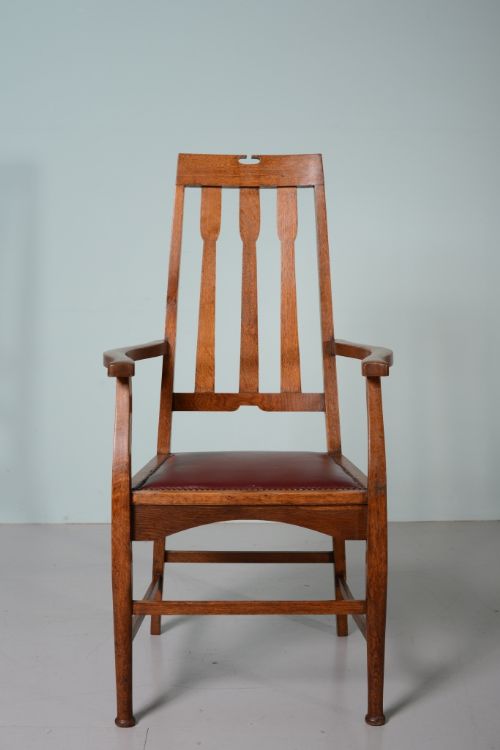 fig 1. Set of Six Antique Dining Chairs by Wylie & Lockhead