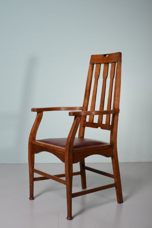 fig 2. Set of Six Antique Dining Chairs by Wylie & Lockhead