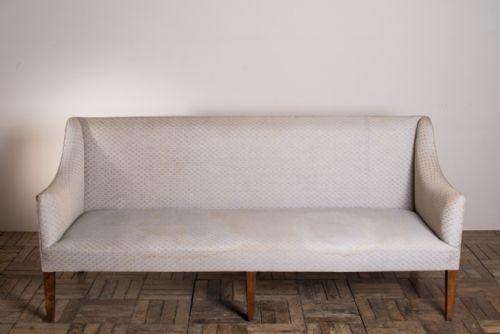 fig 1. 19th Century Antique Mahogany Sofa
