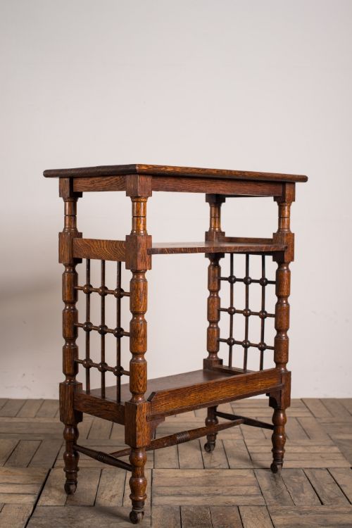 Liberty's of London Antique Oak Library Table
