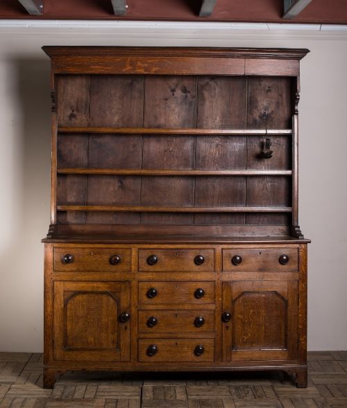 Georgian Antique Oak Welsh Dresser from Lleyn Peninsular